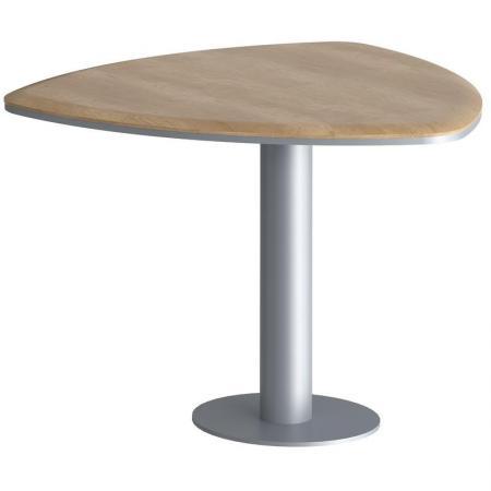 Стол для переговоров Dioni DCT 110M.1 на металлокаркасе (дуб каньон, 1100х1096х773 мм)